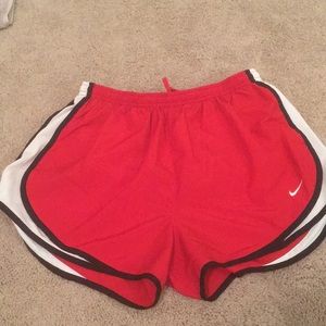 Never Worn! Nike Red running shorts